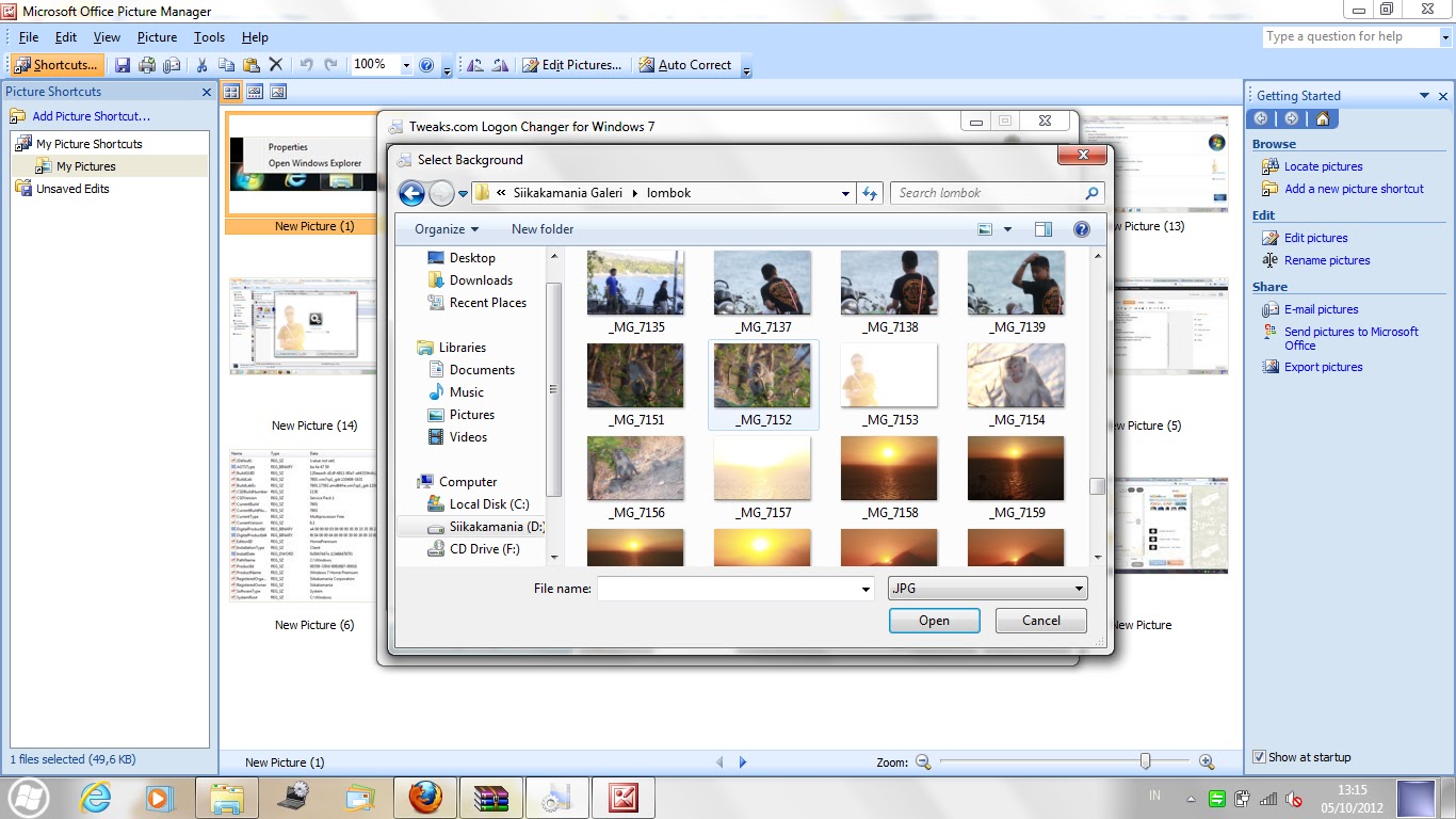 Просмотрщик фотографий Microsoft Office